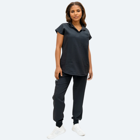 Sheila Set : Round Neck | Jogger Pant