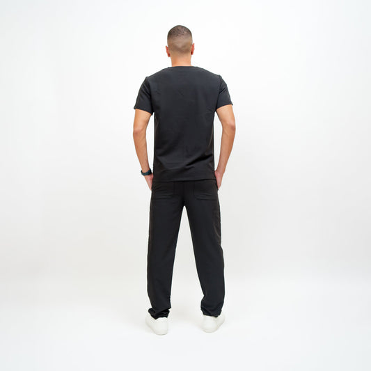 Men's Straight Leg Pant in Obsidian Black