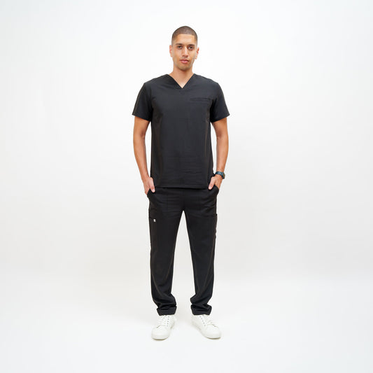 Men's Straight Leg Pant in Obsidian Black