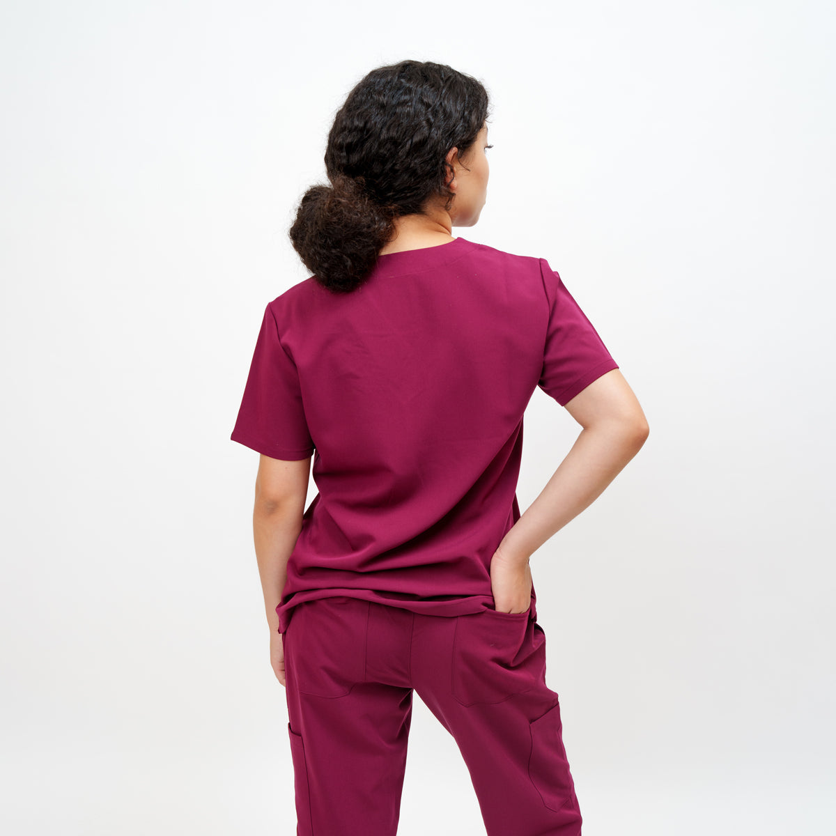 Women's Straight Leg Pant in Bonded Berry