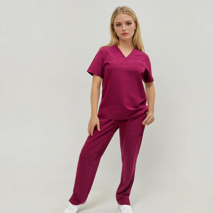 Parisa Set: V-Neck | Straight Leg
